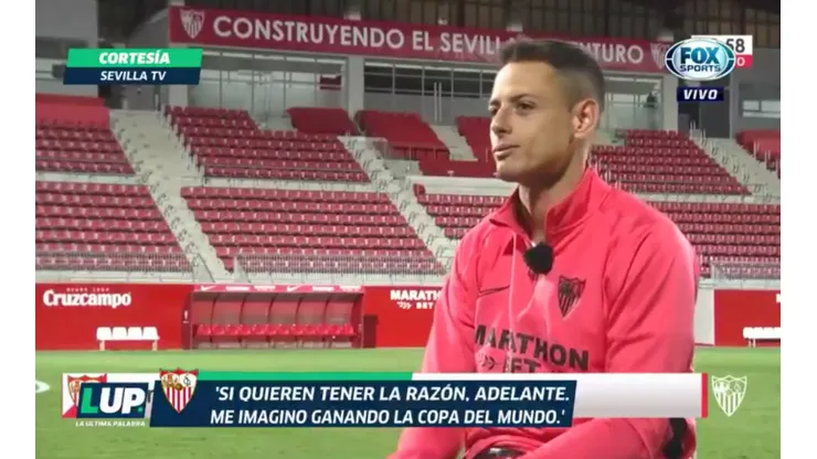 Javier Hernández va por todo: se imagina ganando el Mundial y la Champions.