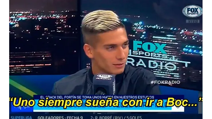 Nico Domínguez: "Uno sueña siempre con irse a Boc... a Europa"