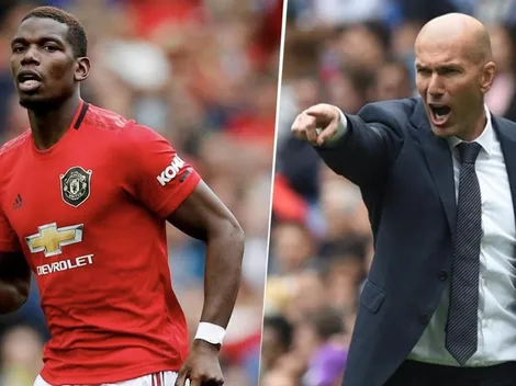 ¿De qué hablaron? Publican foto de Zinedine Zidane y Paul Pogba juntos durante la última Fecha FIFA