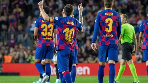 Foto de Lionel Messi, jugador de Barcelona.