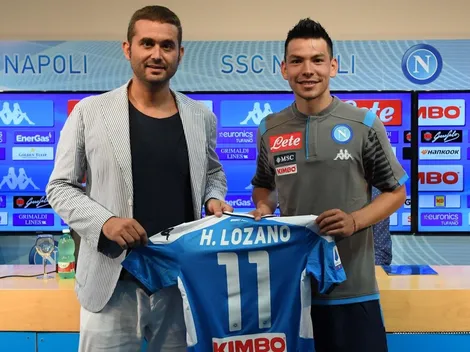 El Presidente de Napoli pidió paciencia para el Chucky Lozano