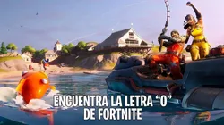 Donde encontrar la letra "O" de Fortnite - Desafíos Mar Abierto