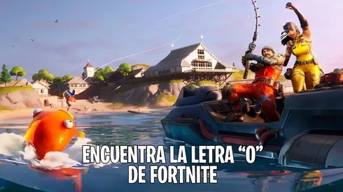 Donde encontrar la letra "O" de Fortnite - Desafíos Mar Abierto