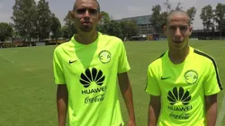 Lainez le regaló su playera a Marín, excompañero en América