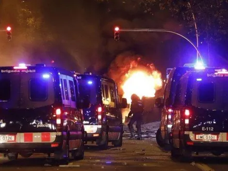 Barcelona en llamas, a nueve días del clásico de España