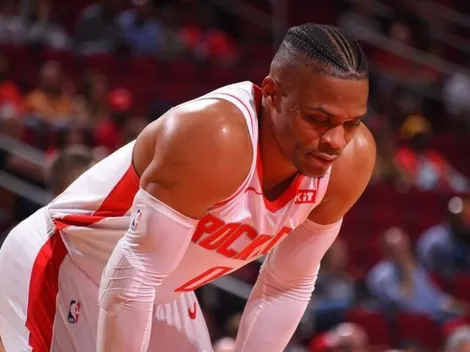 Ni debutó: Russell Westbrook ya metió a los Houston Rockets en problemas