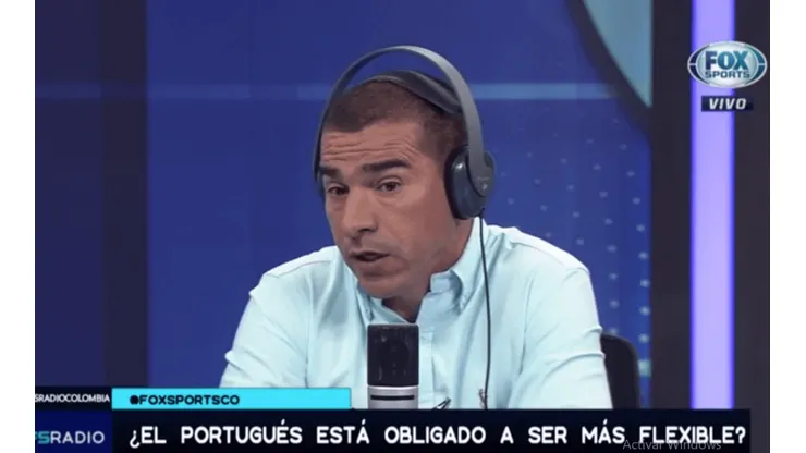 Foto del ahora periodista de Fox Sports.