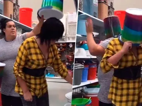 Video viral: esta mujer diabólica trollea a todos los clientes de un supermercado