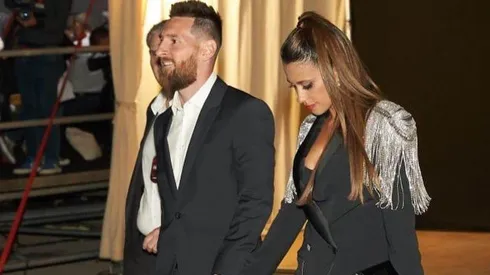 Foto de Lionel Messi y Antonela Roccuzzo.