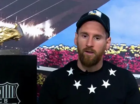 Tras ganar su sexta Bota de Oro, Messi tiró una frase que nos dejó tristes a todos