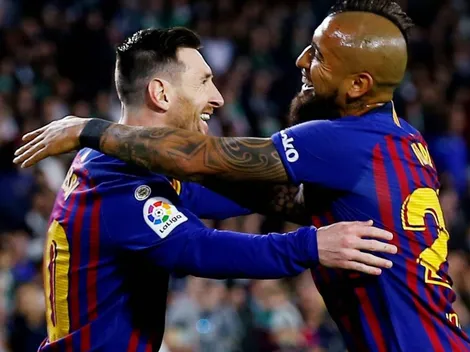 Arturo Vidal felicitó a Messi por la Bota de Oro con el mejor apodo