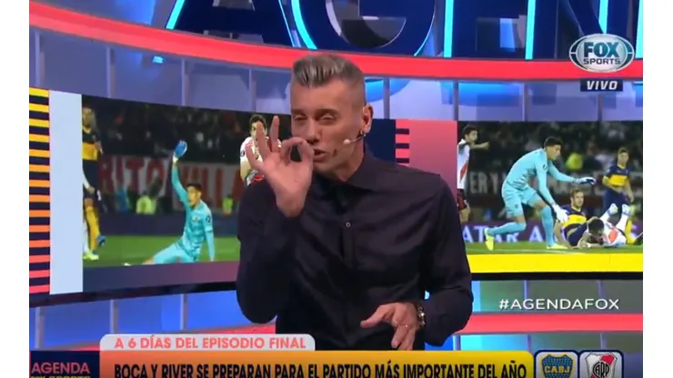 Goycochea preguntó si Boca usará el saque del medio "para meterlo a River en el área"