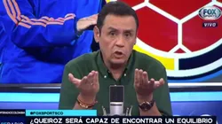 Foto del periodista hablando en VIVO.