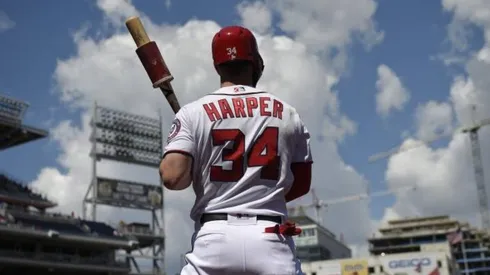 La cuenta de los Nacionales le tiró una punta terrible a Bryce Harper antes de clasificar a la Serie Mundial