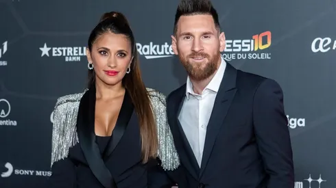 Foto de Messi con Antonela Roccuzzo.