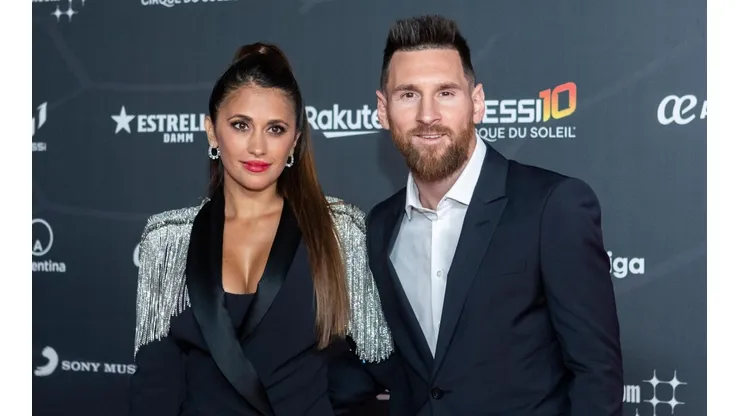 Foto de Messi con Antonela Roccuzzo.
