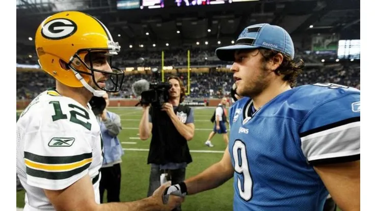 La esposa de Matthew Stafford le tiró con todo a Aaron Rodgers y el arbitraje de la NFL