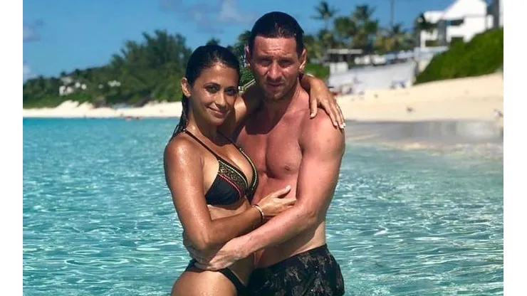 Foto de Lionel Messi y Antonela Roccuzzo.