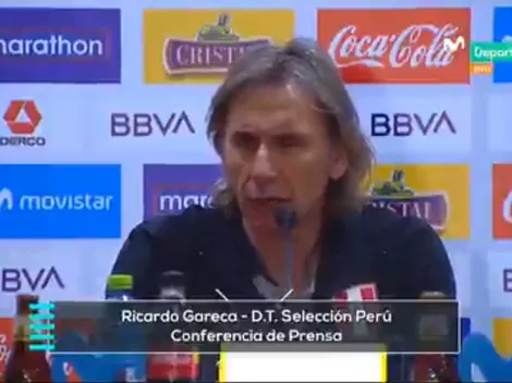 Gareca se fue disconforme, habló de Cueva y se refirió a los minutos de Carlos Ascues