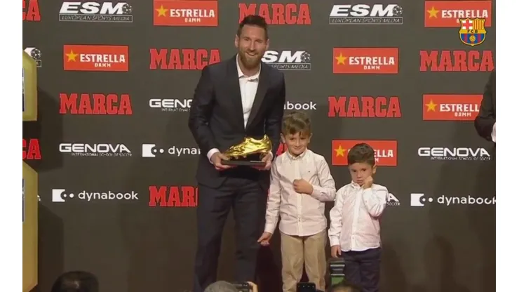 A Messi le preguntaron quién es "más malo" a la hora de retar a sus hijos y sorprendió su respuesta