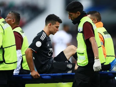 Hirving Lozano salió lesionado y preocupa a todo México