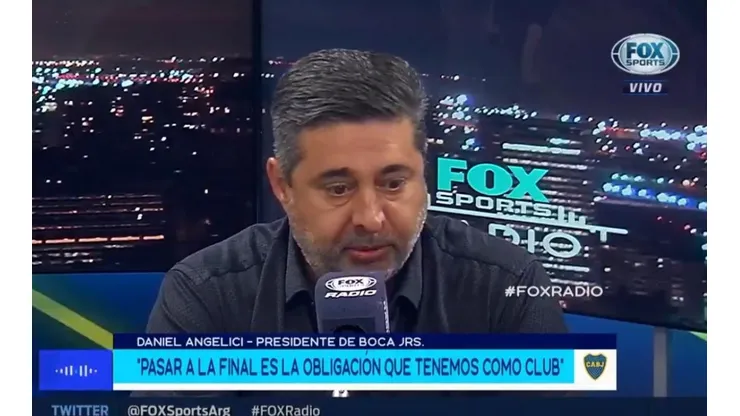 Daniel Angelici en Fox Sports Radio.