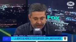 Daniel Angelici en Fox Sports Radio.