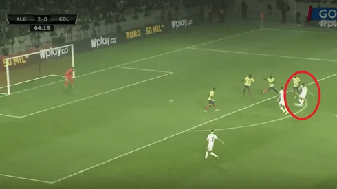 Mahrez se paseó toda la defensa de Colombia y clavó un golazo