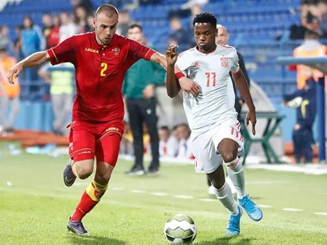 Sub-21: Ansu Fati debutó en España con un triunfo ante Montenegro