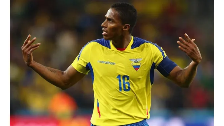 Antonio Valencia en la Selección Ecuador.