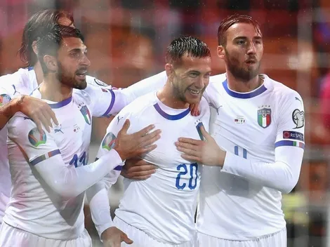 El rey del Grupo J: Italia goleó 5 a 0 a Liechtenstein y continúa en lo más alto con puntaje perfecto