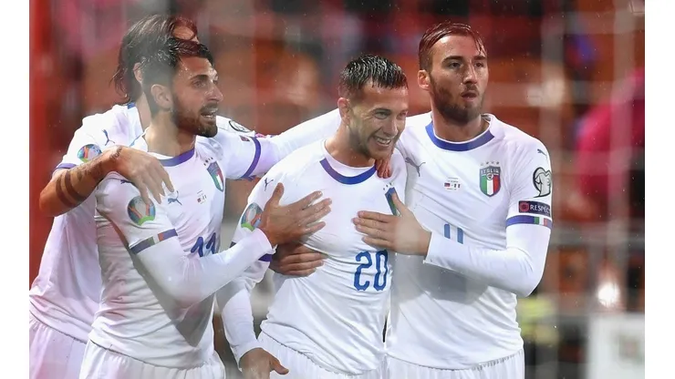 El rey del Grupo J: Italia goleó 5 a 0 a Liechtenstein y continúa en lo más alto con puntaje perfecto