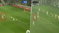 Error de Murillo en la salida más descuido de Ospina y Argelia ya gana 2-0