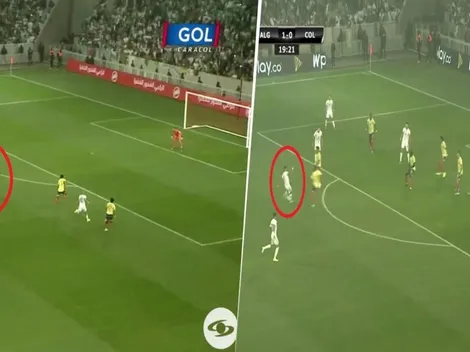 Error de Murillo en la salida más descuido de Ospina y Argelia ya gana 2-0