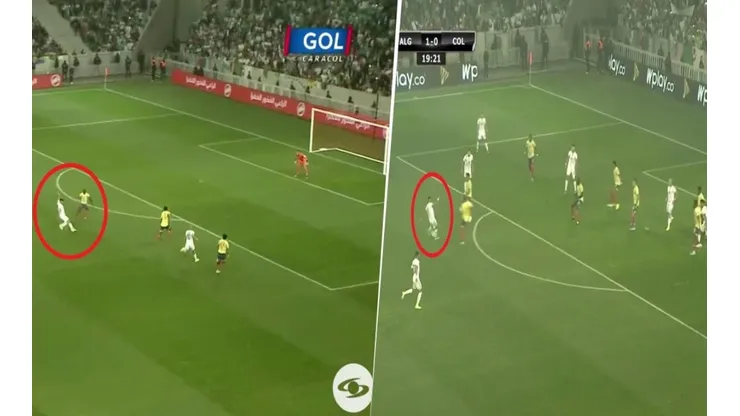 Error de Murillo en la salida más descuido de Ospina y Argelia ya gana 2-0