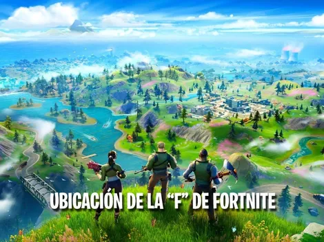 ¿Dónde está la "F" en el nuevo mapa de Fortnite?
