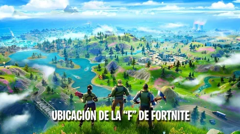 ¿Dónde está la "F" en el nuevo mapa de Fortnite?