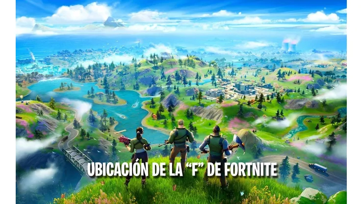 ¿Dónde está la "F" en el nuevo mapa de Fortnite?