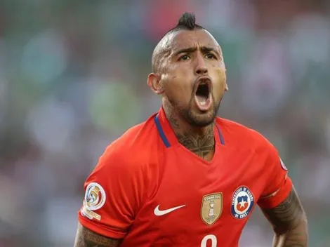 Arturo Vidal festejó el triunfo de la selección chilena en Instagram