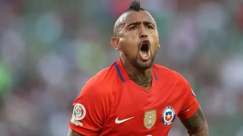 Arturo Vidal festejó el triunfo de la selección chilena en Instagram