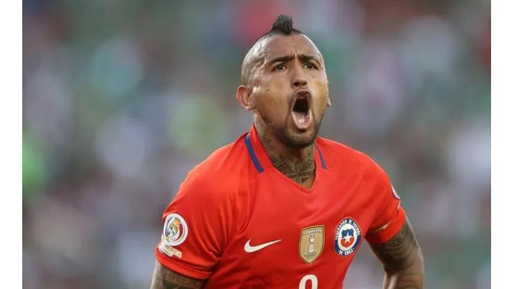 Arturo Vidal festejó el triunfo de la selección chilena en Instagram