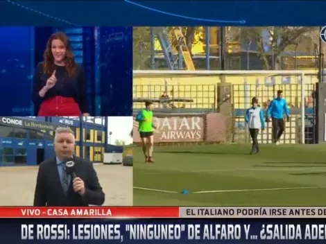 Señalan que De Rossi podría irse de Boca por las lesiones y ninguneo de Alfaro