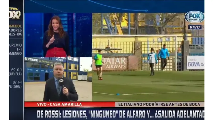 Señalan que De Rossi podría irse de Boca por las lesiones y ninguneo de Alfaro