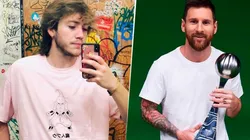 Ya tenemos la foto del año: Paulo Londra metió posteo con Messi