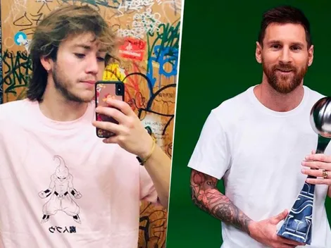 Ya tenemos la foto del año: Paulo Londra metió posteo con Messi