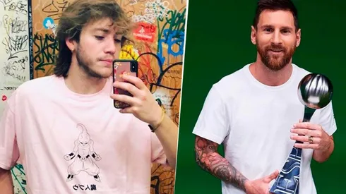 Ya tenemos la foto del año: Paulo Londra metió posteo con Messi