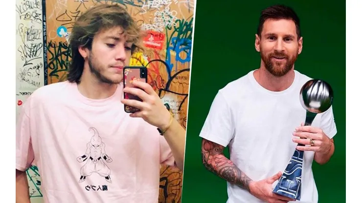 Ya tenemos la foto del año: Paulo Londra metió posteo con Messi