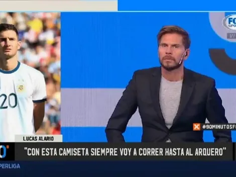 Vignolo le pregúnto si River gana la Libertadores y Alario metió a Colón en la respuesta