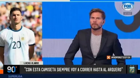 Vignolo le pregúnto si River gana la Libertadores y Alario metió a Colón en la respuesta