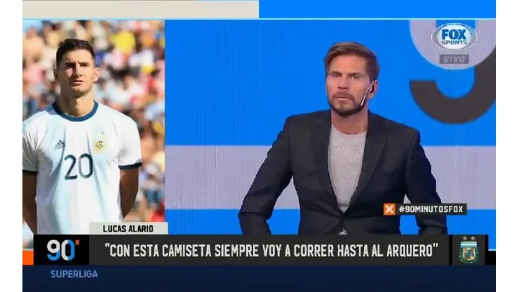 Vignolo le pregúnto si River gana la Libertadores y Alario metió a Colón en la respuesta